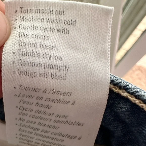 Paige Anthropologie High Rise Sarah Straight Distressed Cropped Jeans Button Fly - Picture 13 of 16